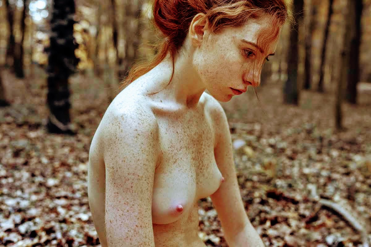 Naked pale girl