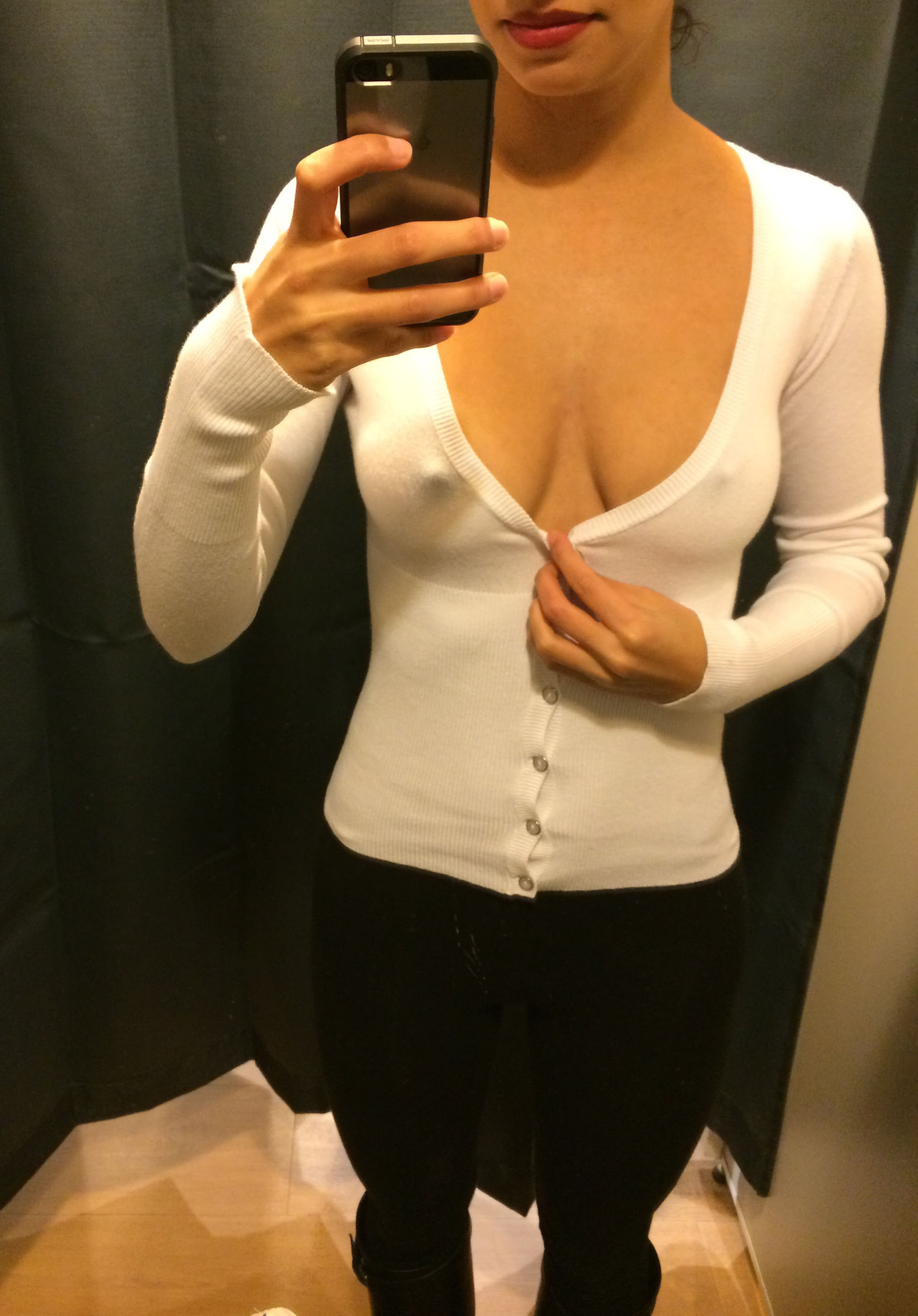 Dressing room tits