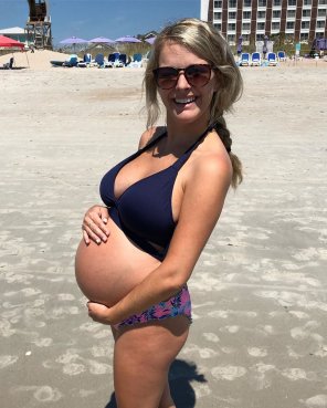 Sexy Mama on the Beach