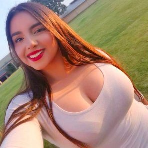 Busty Latino girl