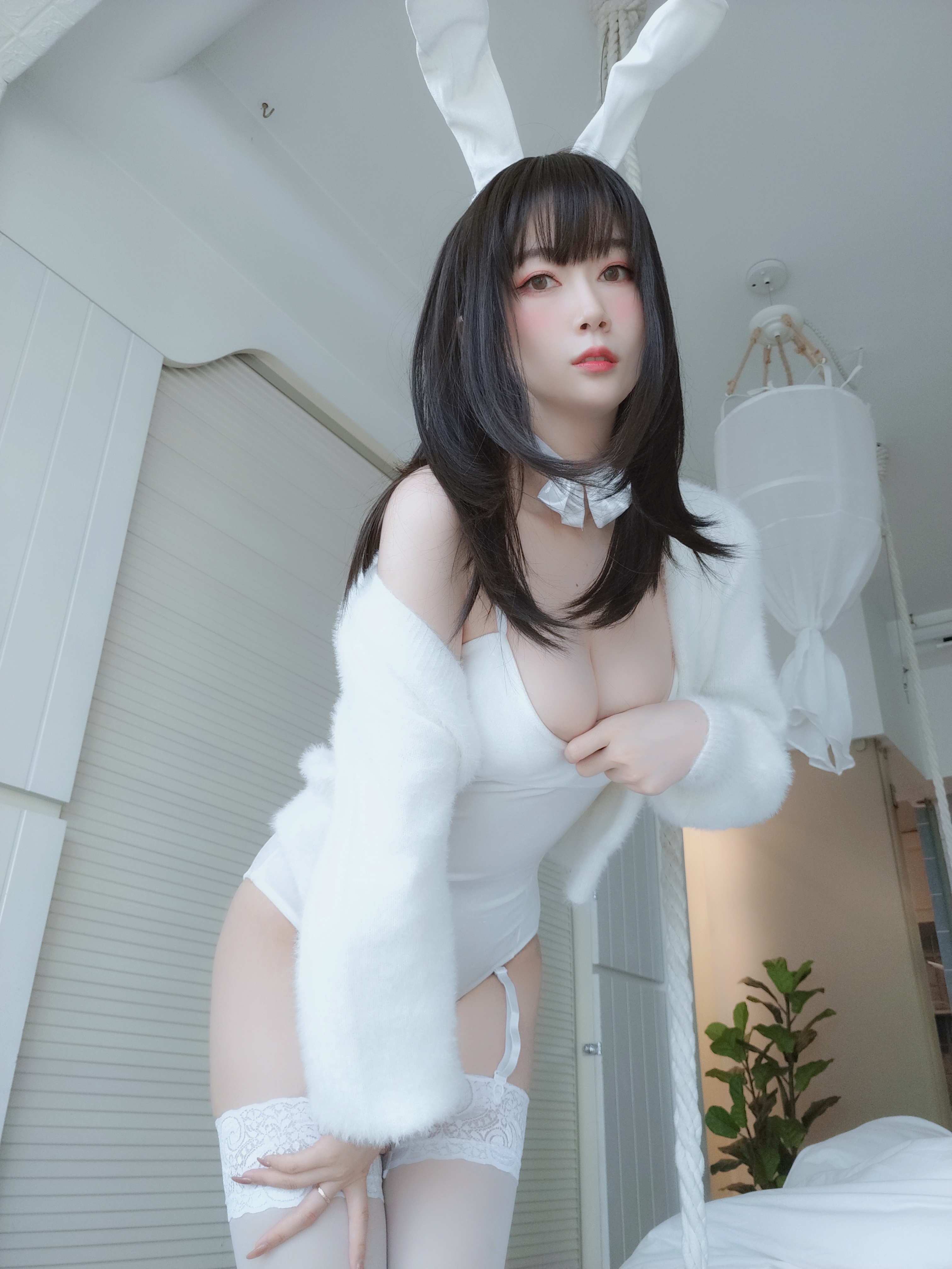 amateur photo Baiyin811 (白银81) - 白丝兔子 (92)