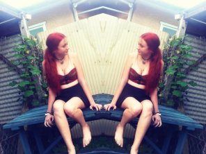 amateur pic Mirrored redhead