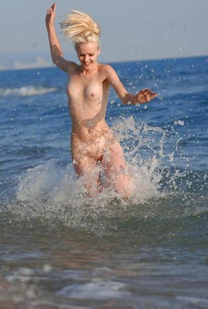 Happy at the beach