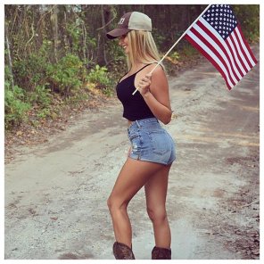 Clothing Beauty Fashion jean short Flag of the united states 