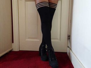 Do you like stockings with boots? [self]