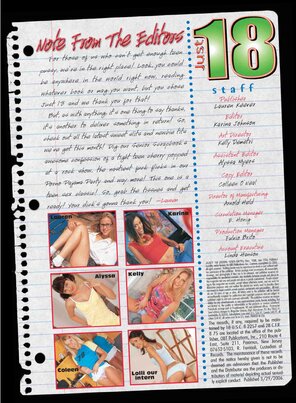 amateur pic Just 18 Magazine 2006 06-03