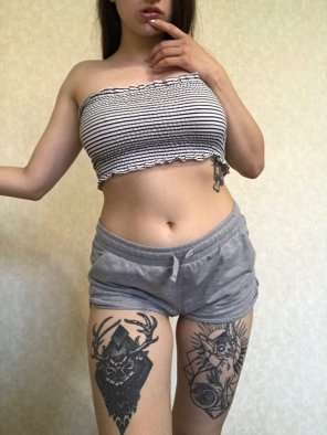 Many people think that tattooed girls are more available to sex with strangers. Do you think that's true?