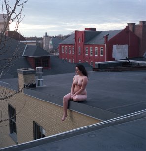 On the roof
