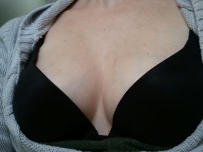 Black bra on my pale [f]lesh [OC]