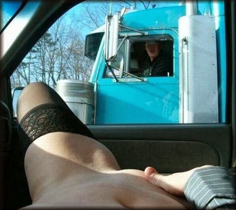 Lucky trucker. 