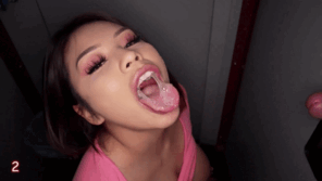 amateur pic semi swallowing cocks and cum at gloryhole (14)