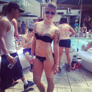 Pool party hottie