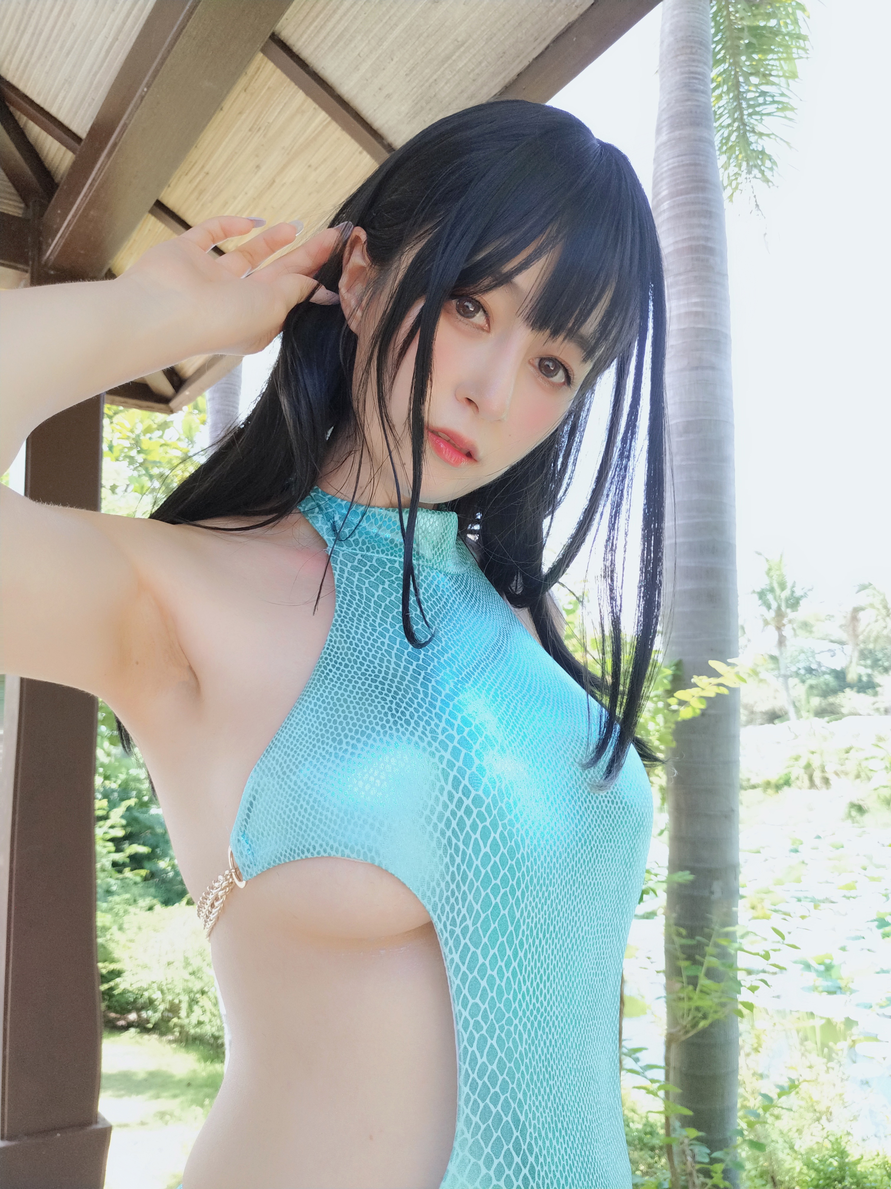 amateur photo Baiyin811 (白银81) - Blue Sky Bikini (23)