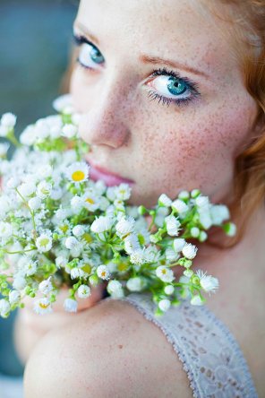 amateur photo Flowers and freckles