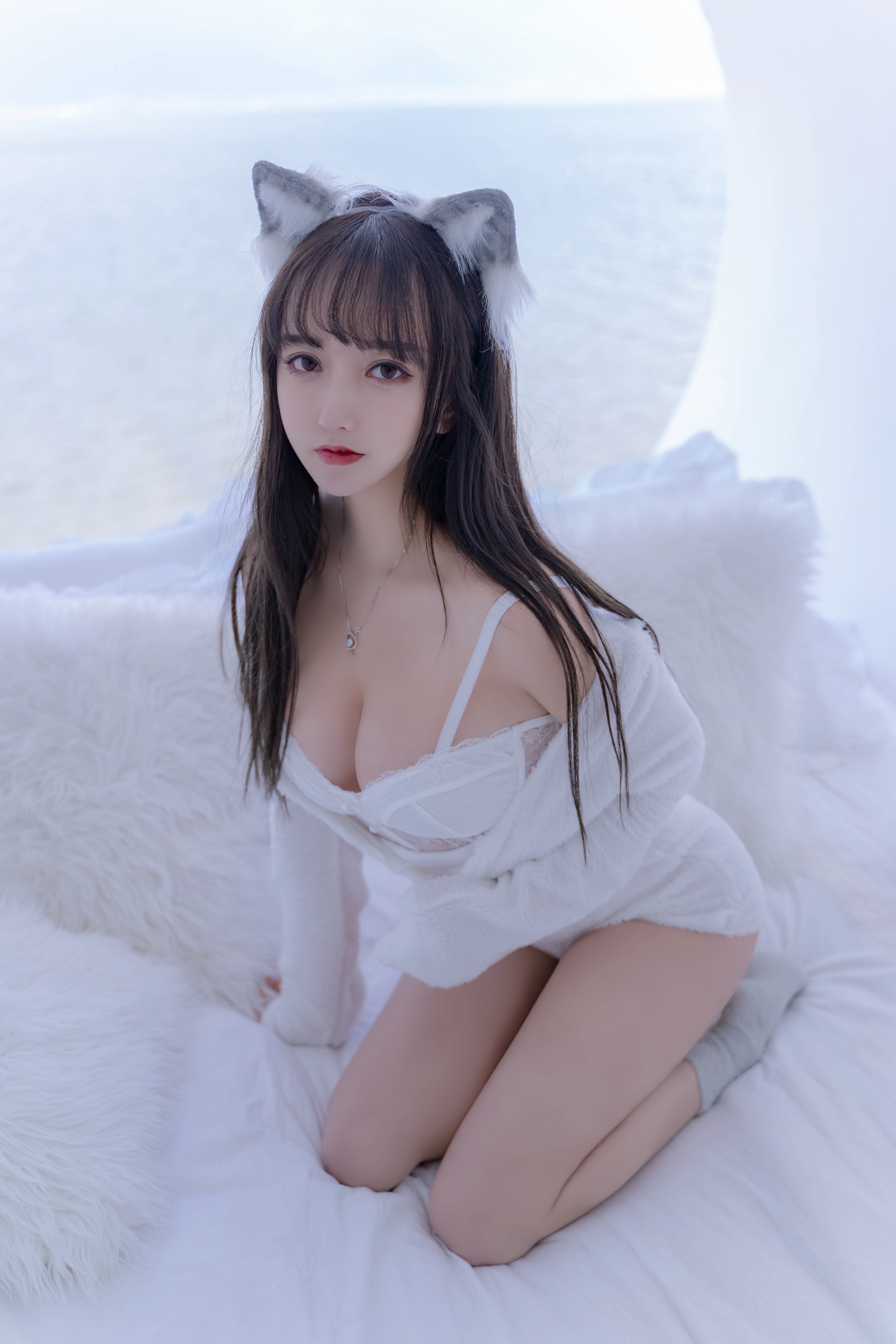 amateur photo Mixian Sama (过期米线线喵) - 真爱版附赠 小白狼 (36)