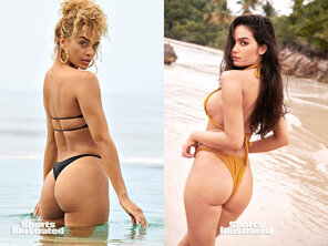 amateur photo Jasmine Sanders vs Anne de Paula