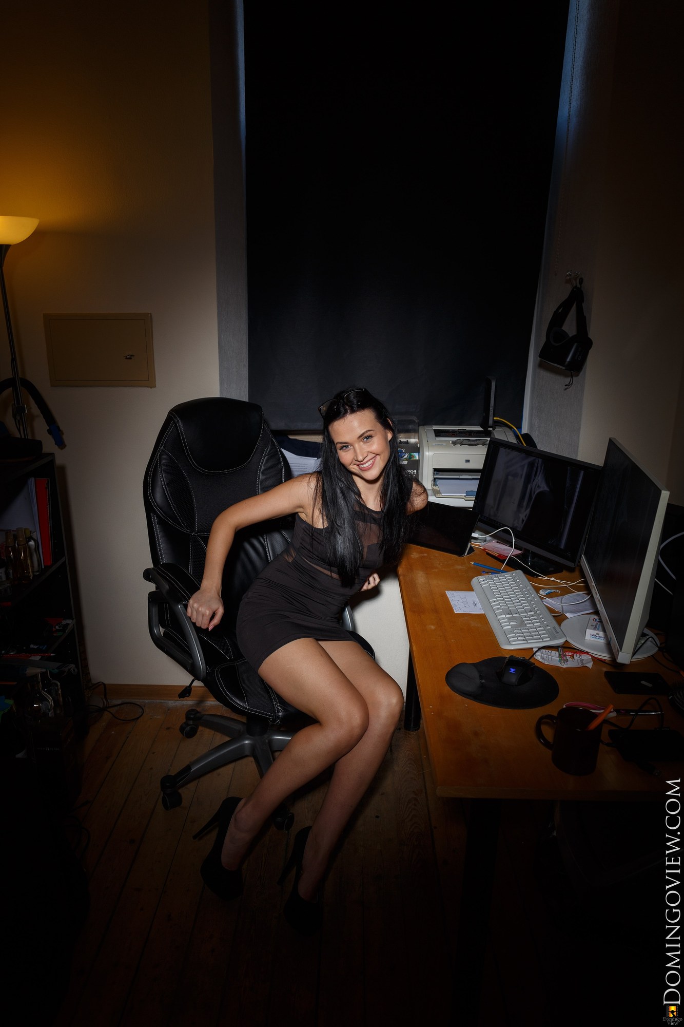 #28 Sexy intern Gabby Bella gets naked at work