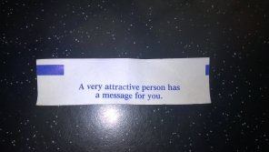 Got this at a Chinese buffet, any one here have my message?