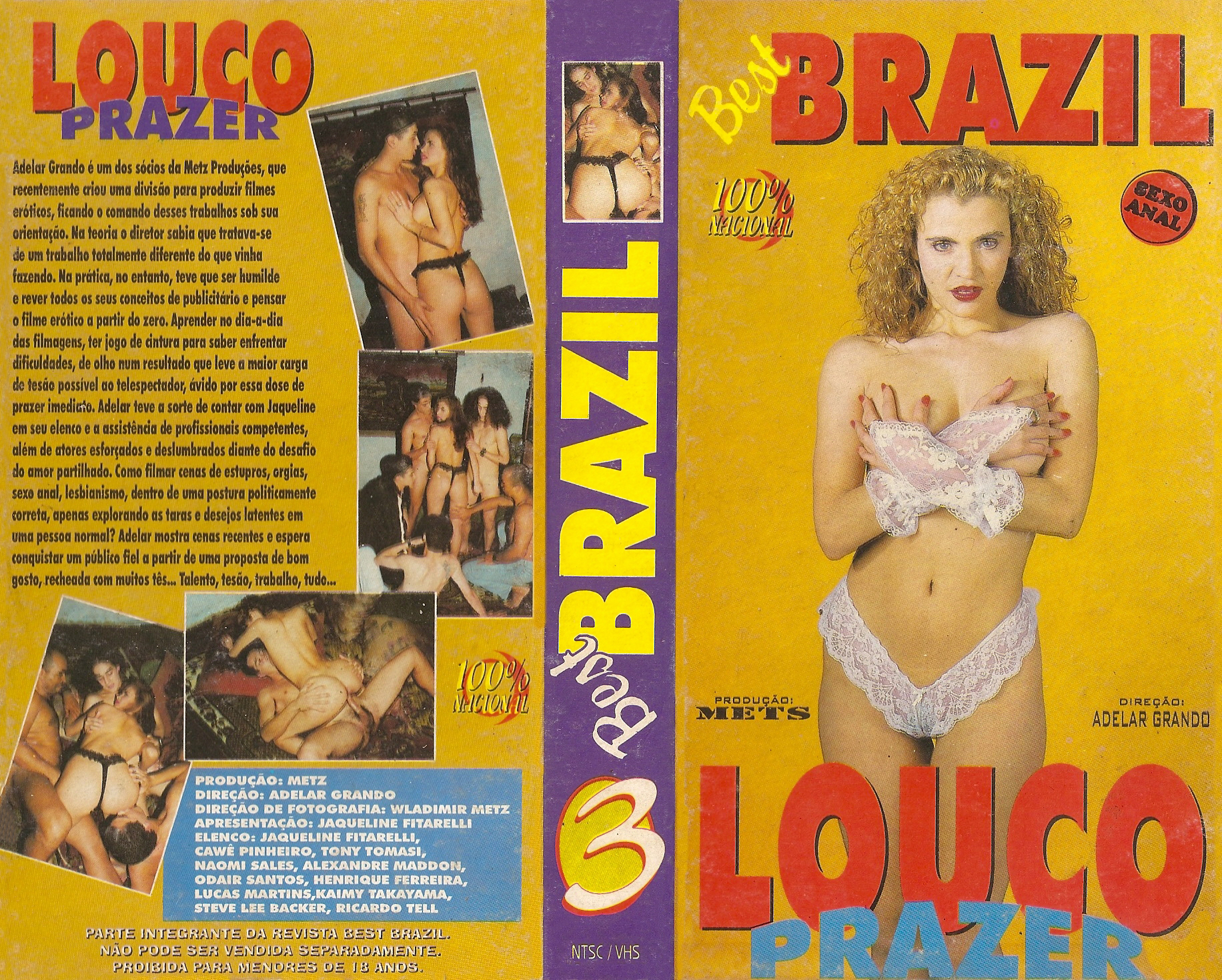 novice describe REVISTA BRAZIL - BEST BRAZIL 3 - LOUCO PRAZER