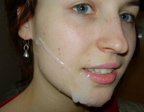 amateur pic cum on face_03036