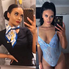 amateur photo Flight Attendants 00011