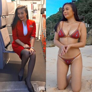 amateur photo Flight Attendants 00253