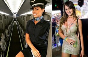 amateur photo Flight Attendants 00312