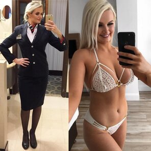 amateur pic Flight Attendants 00447