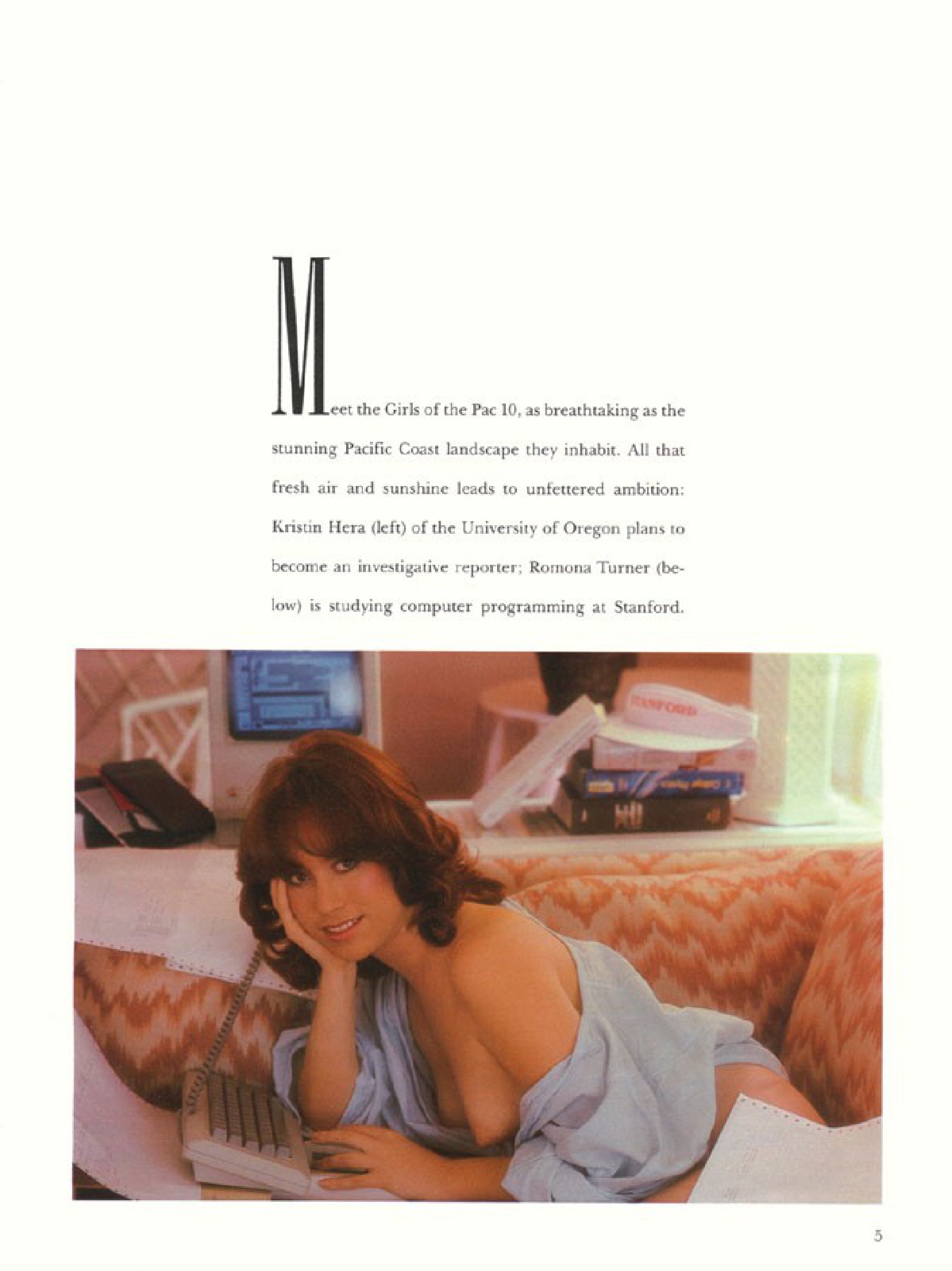 amateur photo Playboys College Girls Magazine 1988-006