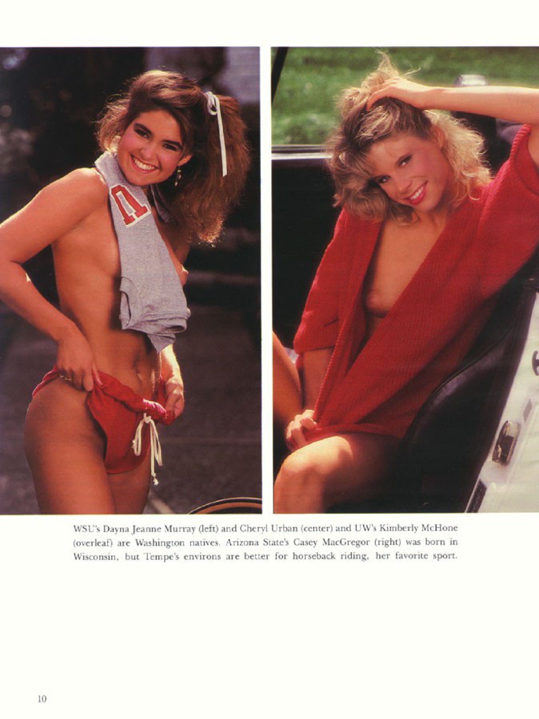 amateur photo Playboys College Girls Magazine 1988-011