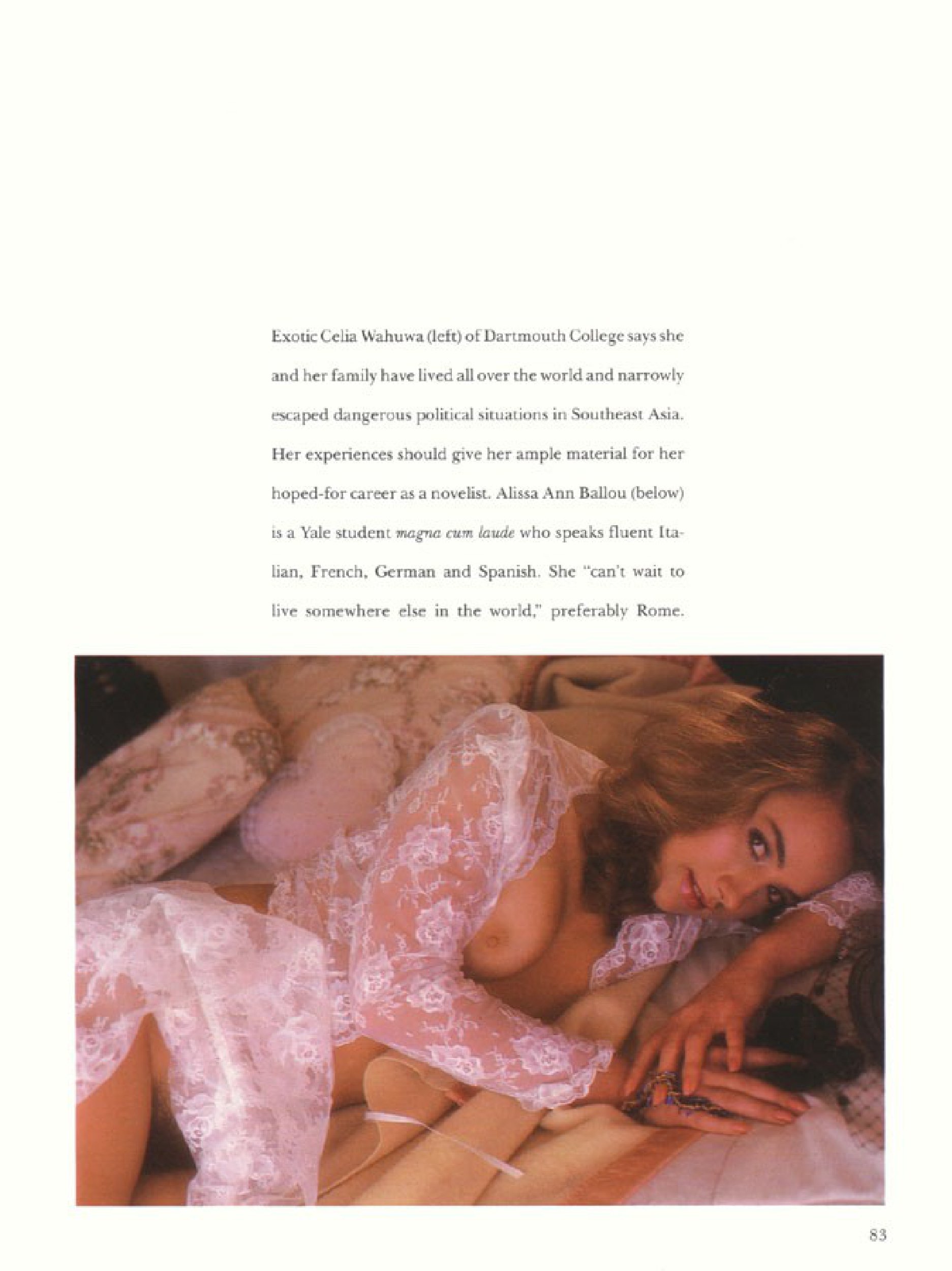 amateur photo Playboys College Girls Magazine 1988-084
