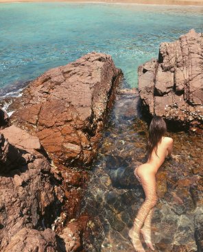 Sea Rock Water Coast Cliff 