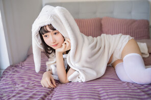 amateur pic KimemeOwO (木绵绵OwO) No. 38 - 浴巾兔子 (8)