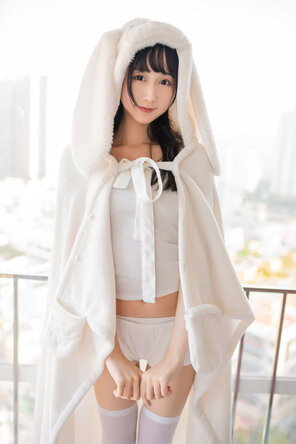 amateur pic KimemeOwO (木绵绵OwO) No. 38 - 浴巾兔子 (21)