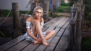 Hair Photograph Beauty Sitting Blond 