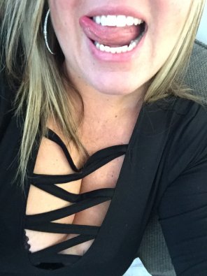 Cleavage and smile