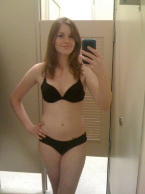 Changing room self shot