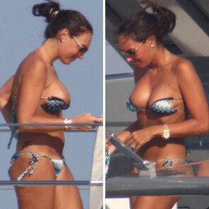 amateur pic Tamara-Ecclestone-Barely-Manages-To-Keep-Her-Bikini-Top-On