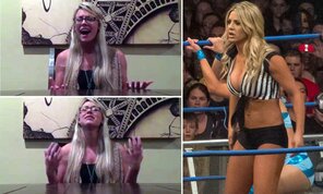 amateur photo Taryn Terrell Bust & Glasses