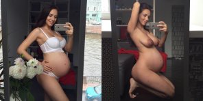 amateur photo Beautiful pregnant lady