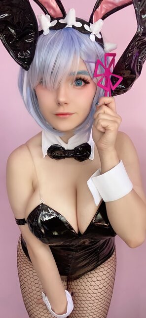 amateur pic Punk Macarroni - Rem Bunny Suit (10)