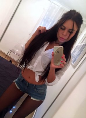 amateur pic Clothing Selfie Leg Thigh Beauty 