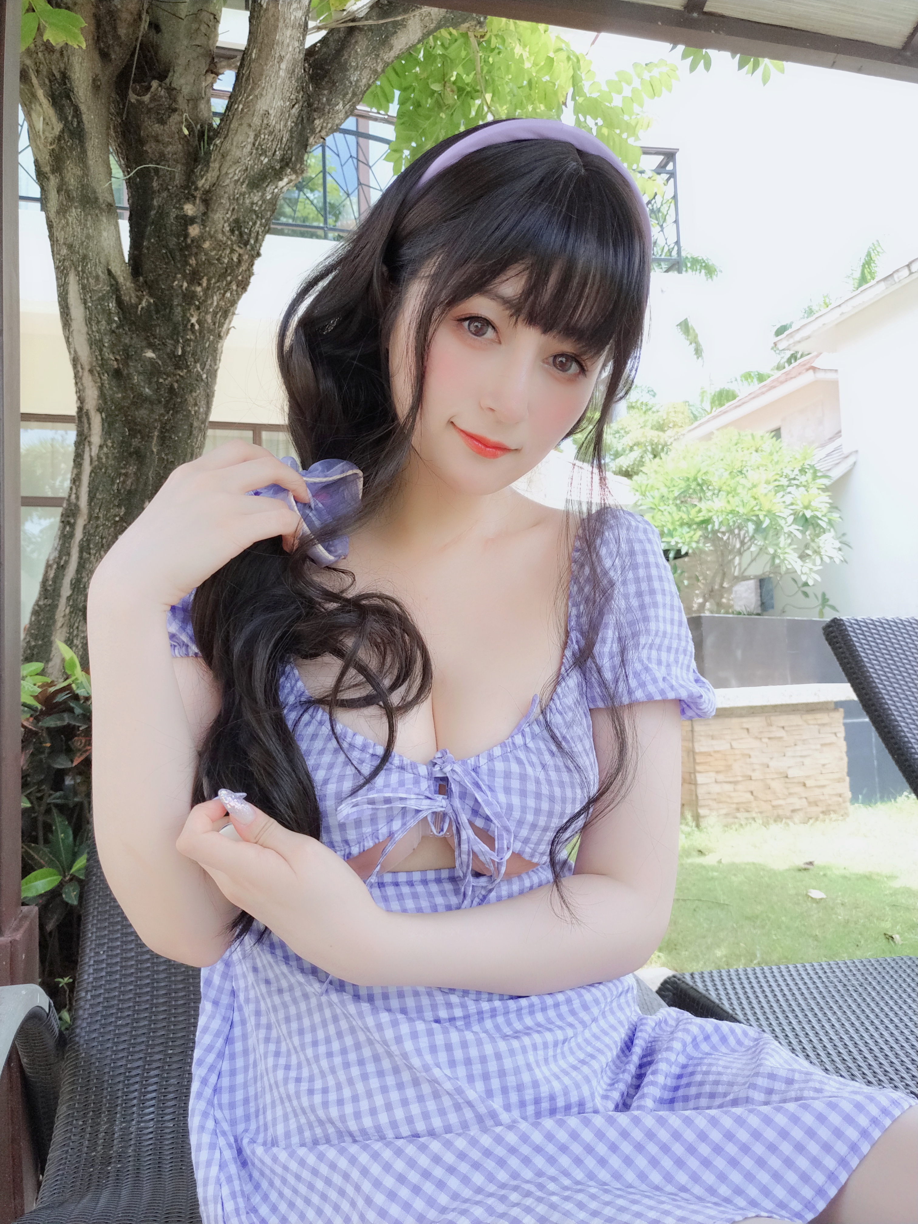 amateur photo Baiyin811 (白银81) - Purple Dress (6)