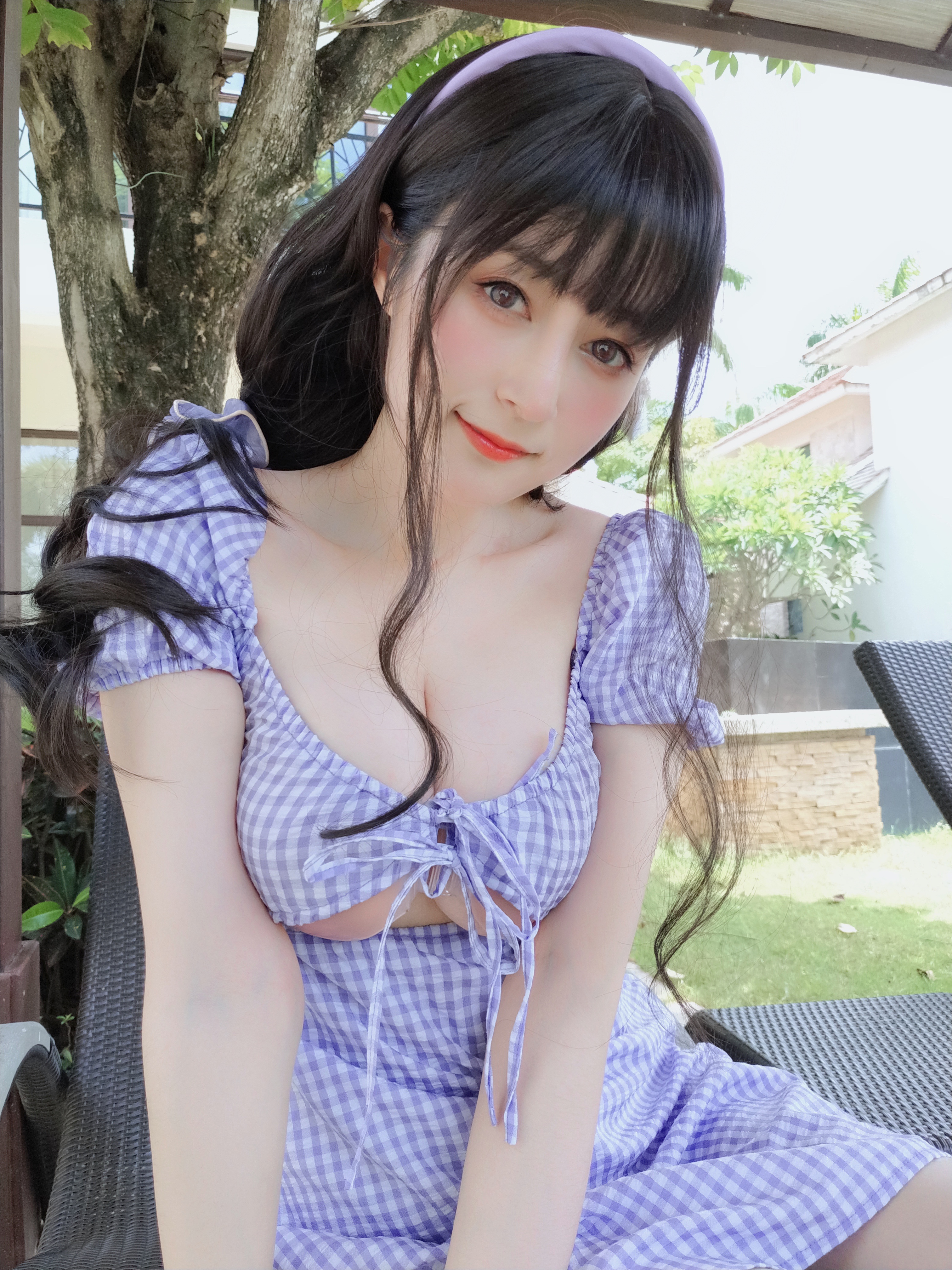 amateur photo Baiyin811 (白银81) - Purple Dress (8)