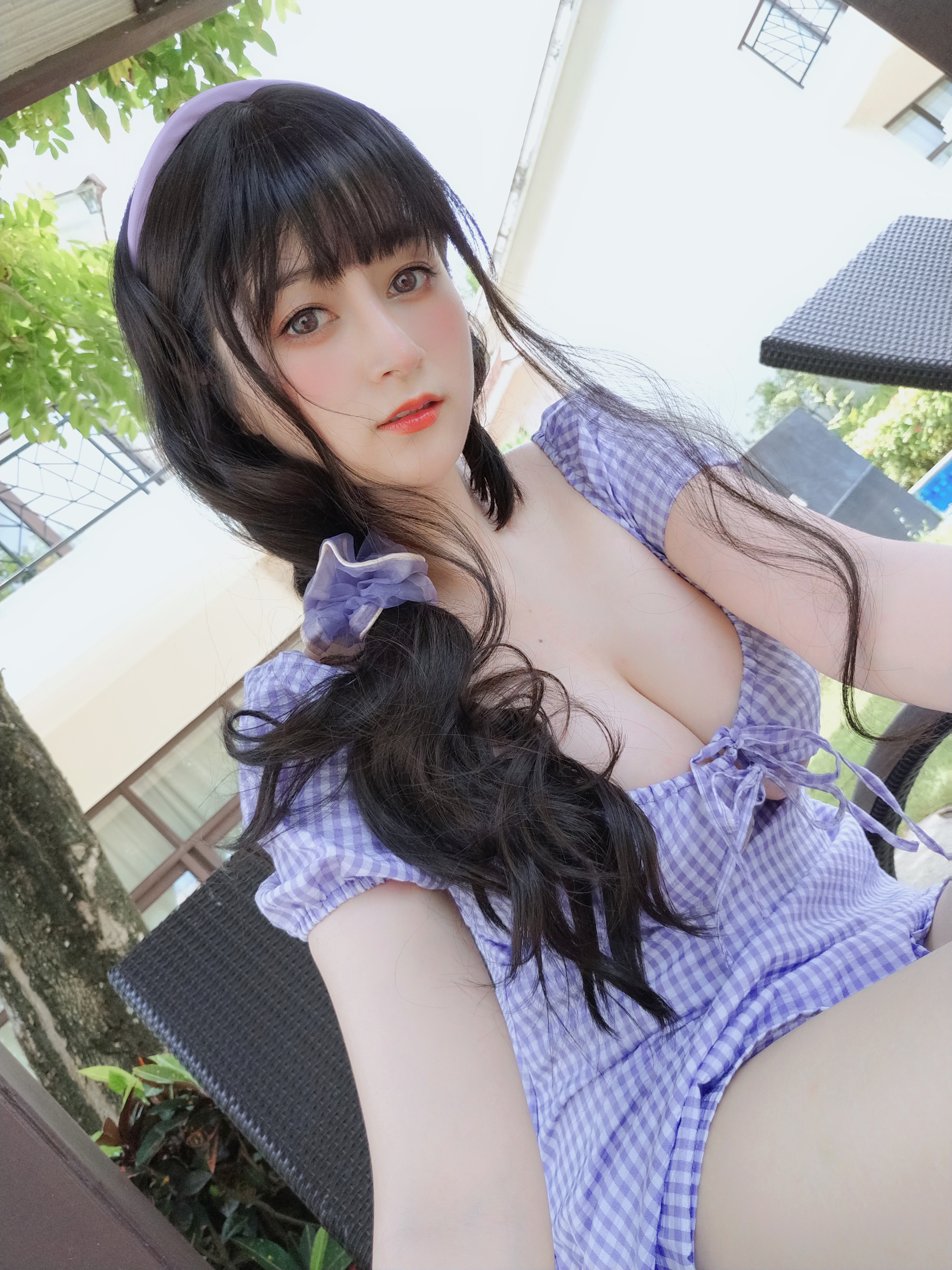 amateur photo Baiyin811 (白银81) - Purple Dress (28)