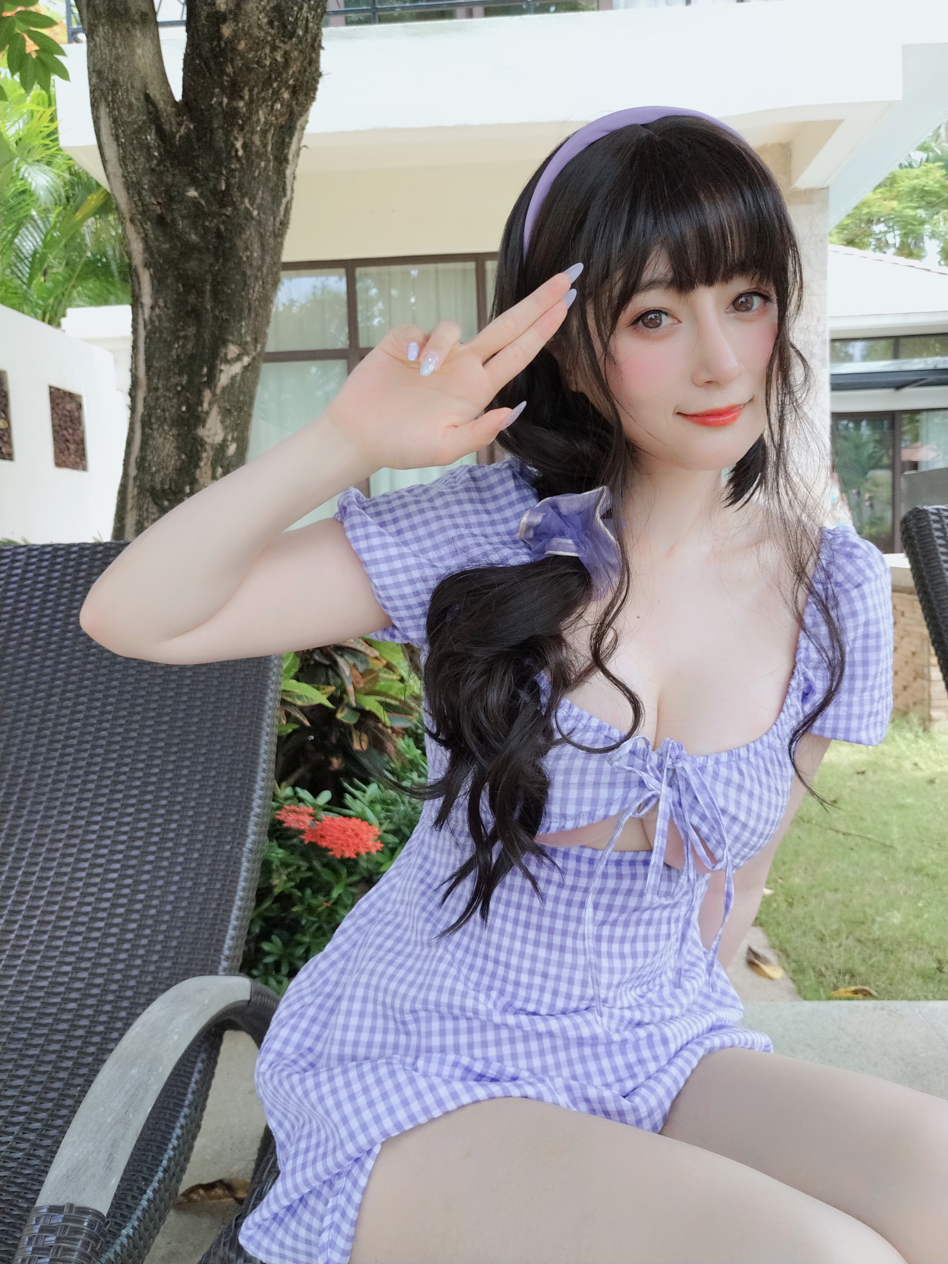 amateur photo Baiyin811 (白银81) - Purple Dress (55)