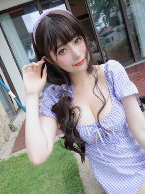 amateur pic Baiyin811 (白银81) - Purple Dress (68)