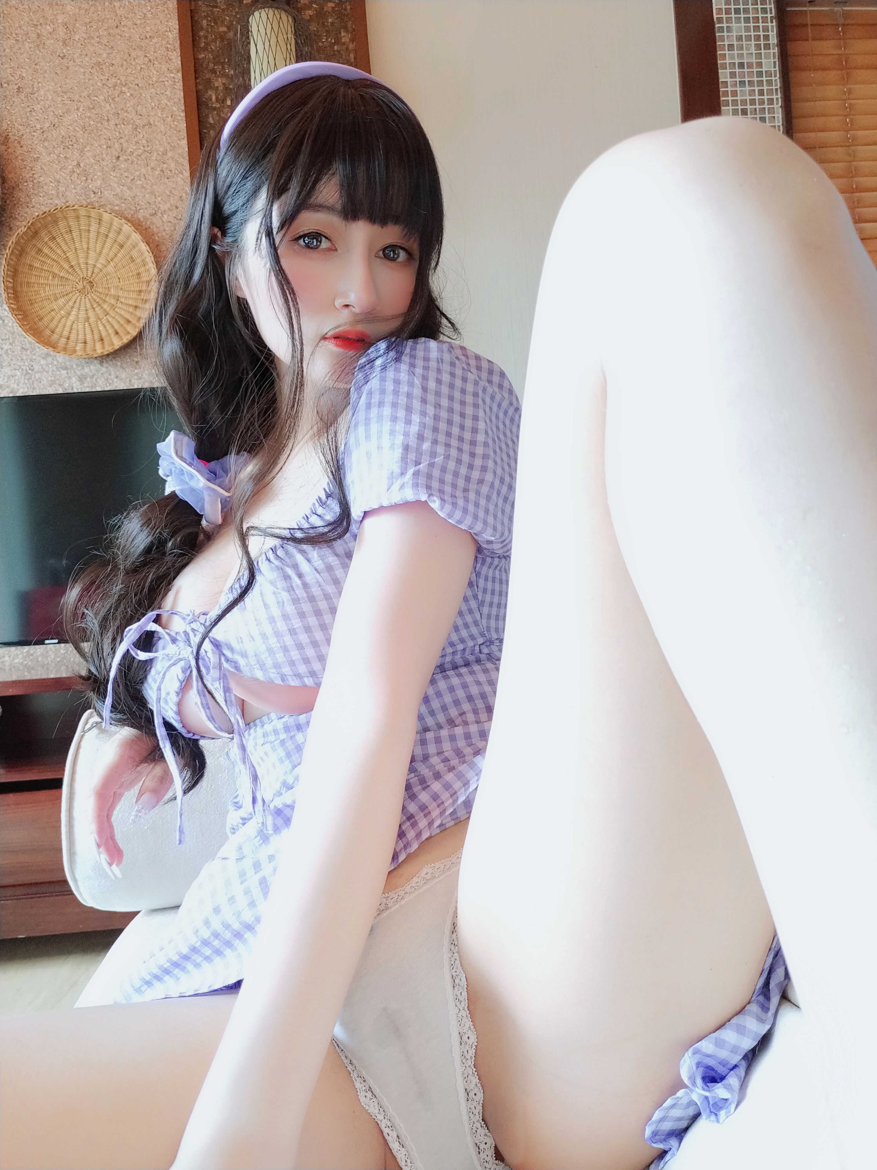 amateur photo Baiyin811 (白银81) - Purple Dress (70)