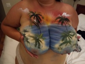 Painted Titties!