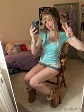 amateur photo Belle-Delphine-Short-Skirt-Strip-Pussy-Tease-Onlyfans-Video-36